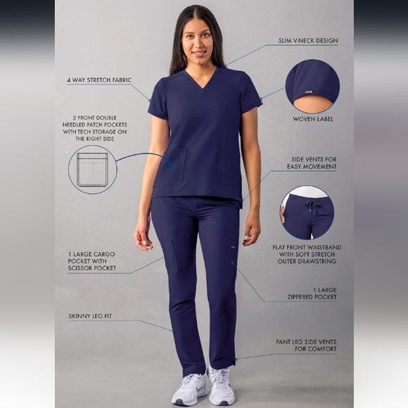 Adar Addition Go-Basic Scrub Set  Women - Size S - Picture 2 of 12